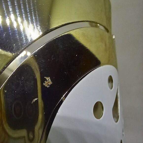 Bath & Body Works Snowman Snowflake 3 Wick Metal Candle Holder-Red-White-Silver - Picture 11 of 11